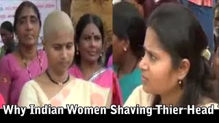 Indian Women Shaving Head Against System [upl. by Haldane957]