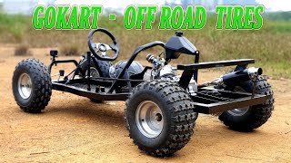 Upgrade F1 Gokart v3 with OffRoad Tires  Video 4K [upl. by Leland]