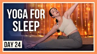 15 min Evening Yoga – Day 24 WIND DOWN YOGA FLOW [upl. by Lexi]