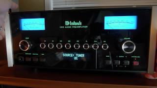 McIntosh C50 preamp overview [upl. by Shepard]