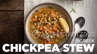 Greek chickpea stew  Akis Petretzikis [upl. by Broome35]