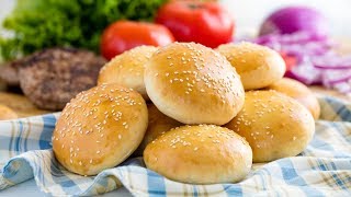 How to Make Homemade Hamburger Buns  The Stay At Home Chef [upl. by Doone]