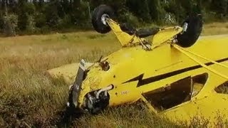 Alaska Plane Crash Caught on Camera Two Aboard Survive [upl. by Noyerb628]