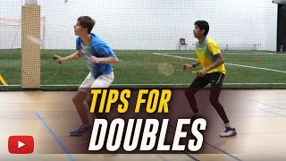 Badminton Tips for Doubles  Coach Andy Chong [upl. by Eitsyrc]