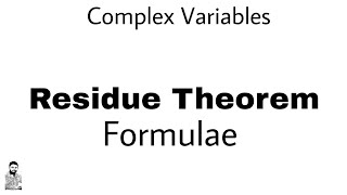 22 Residue Theorem  Formulae  Complete Concept [upl. by Sueahccaz]