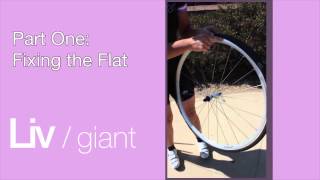 Liv giant Bicycle Flat Tire Repair [upl. by Holman]