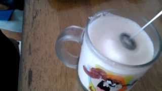 Aerolatte Review Frothing Cold Milk In Under 1 Minute [upl. by Alih]