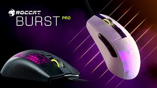 ROCCAT Burst Pro  Extreme Lightweight Optical Pro Gaming Mouse  4K Trailer [upl. by Wattenberg]