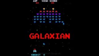 Galaxian Namco 1979  Arcade Intro [upl. by Edobalo]