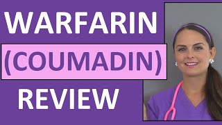 Warfarin Coumadin Anticoagulant Nursing NCLEX Review Pharmacology [upl. by Esiuolyram]