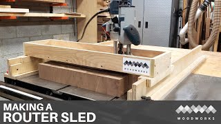 HOW TO BUILD A ROUTER SLED  SLAB FLATTENING MILL [upl. by Ellehciram]