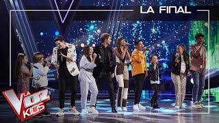 David Bisbal Aitana y los finalistas cantan Si tú la quieres  Final  La Voz Kids Antena 3 2021 [upl. by Ruth]