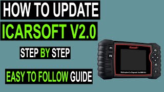 Step by Step How To Update Guide iCarsoft V20 Code Reader Scan Tools BMM MB US VAWS POR VOL OP LR [upl. by Shawnee]