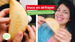 Empanadas venezolanas en AIRFRYER  TRUCO para que queden CRUJIENTES [upl. by Fredek]