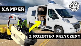 Kamper z ROZBITEJ PRZYCZEPY kempingowej  VAN TOUR [upl. by Neddie]