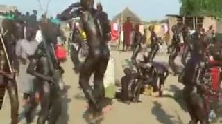 In south sudan mundari tribe are dancing [upl. by Decima590]