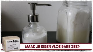 GEZONDE VLOEIBARE ZEEP MAKEN 😍  DIY 4  GEZONDHEIDSGOEROE [upl. by Messing96]