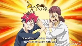 Souma fighting with his Dad  shokugeki no souma s3 ep 7 [upl. by Johanan351]