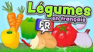 Vegetables in French Légumes en français [upl. by Aniakudo]