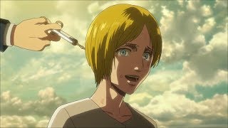 Eren cries and screams truth of Dina titan that killed Eren mother  Attack On Titan Season 3 [upl. by Sammer271]