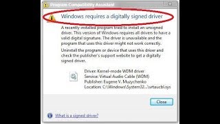 How to fix windows requires a digitally signed driver Error [upl. by Hylan673]