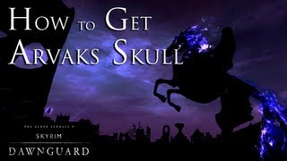 Skyrim DLC Dawnguard  How To Get Arvaks Skull In Soul Cairn [upl. by Noemis652]