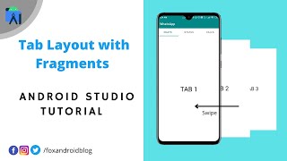 Tab Layout with Fragments in Android Studio  Tab Layout with ViewPager  Tab Layout  2021 [upl. by Clarisa]