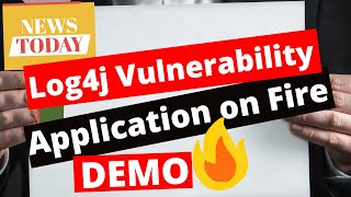 Log4j Vulnerability  Demo and Fix [upl. by Keithley447]