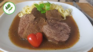 Schmorbraten vom Rind nach Omas Rezept Sonntagsbraten [upl. by Cher]