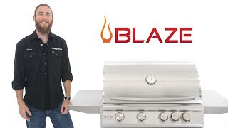 Blaze Traditional Gas Grill Review  32 inch 4 Burner Model  BBQGuyscom [upl. by Almat]