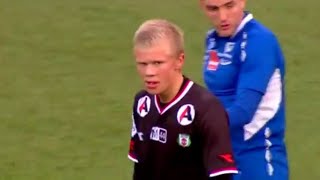 15 Years Old Professional Debut Erling Haaland [upl. by Nahttam]