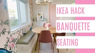 DIY Banquette Seating Ikea Hack [upl. by Gifford]